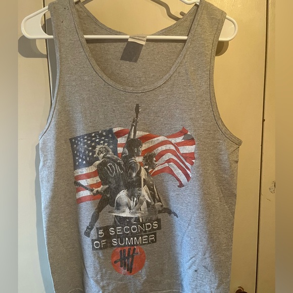 5 Seconds of Summer Tour Tank Top - Picture 1 of 3